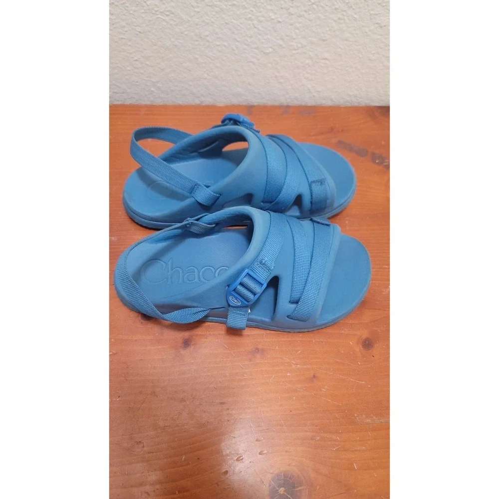CHACO KIDS BLUE CHILLOS  SPORT  SLIP‎ ON ADJUSTABLE CASUAL SANDALS SIZE 4